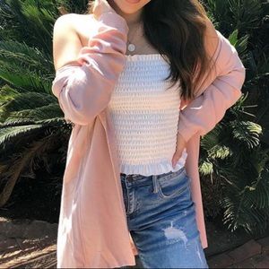 white stretchy crop top